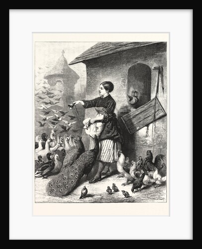 The Dinner Bell: A Scene Near Silberhausen, Saxony, Germany by Anonymous