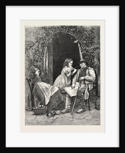 The Plague of the Village, Man, Woman, Child, Outdoors by Anonymous