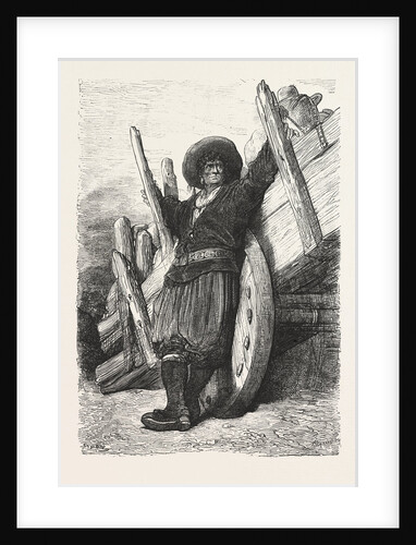 A Spanish Chestnut Merchant and Native Cart, Spain by Anonymous