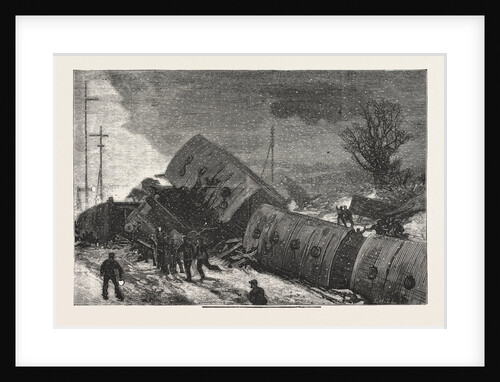 The Double Collision on the Great Northern Railway, Near Huntingdon: Scene after the Final Catastrophe by Anonymous