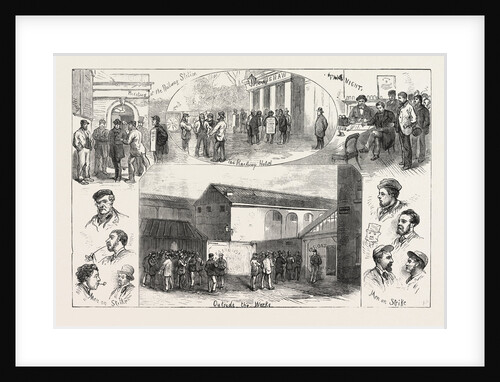 Sketches at Erith During the Strike, a District of Southeast London on the River Thames by Anonymous