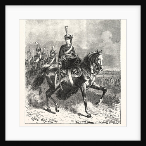 The Crown Princess of Germany As Colonel of Hussars by Anonymous