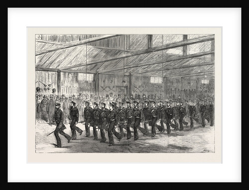 Inspection of the Royal Naval Artillery Volunteers, by Admiral Sir W. Tarleton, K.C.B., West India Docks by Anonymous