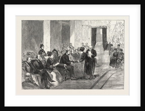 The Duke of Edinburgh Presenting the Prizes to the Successful Students of the Female School of Art by Anonymous