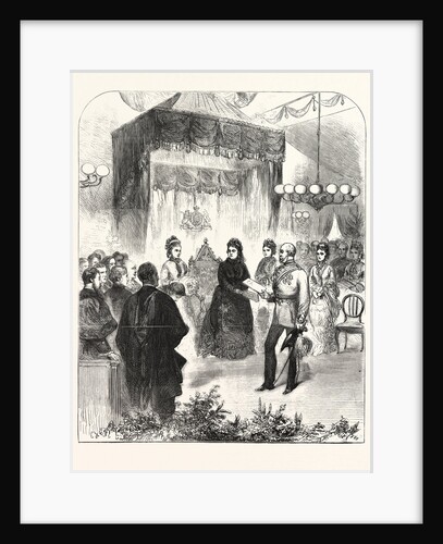 The Queen's Visit to the London Hospital; Presenting the Address in the Pavilion by Anonymous