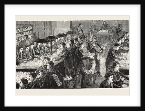 Sketches in the General Post-Office, St. Martin's-Le-Grand by Anonymous