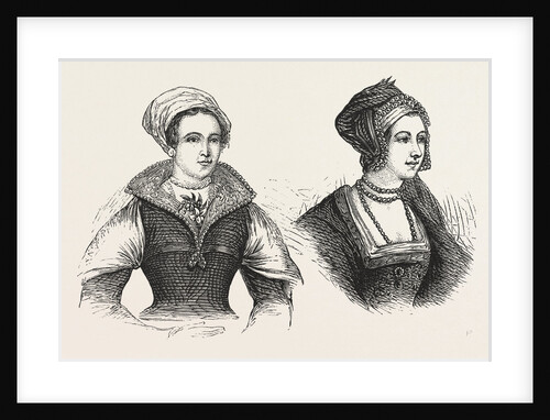 Jane Grey and Anne Boleyn, Prisoners in the Tower, London by Anonymous