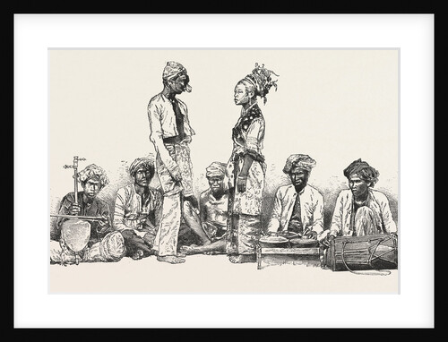 Types of the Javanese Musicians and Dancers Indonesia by Anonymous