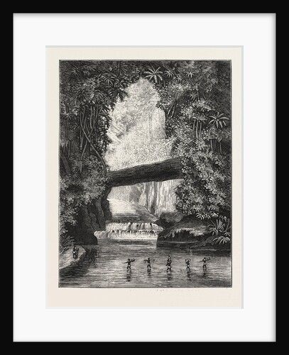 Central African Exploration with Lieut. Cameron, Crossing Lugungwa River by Anonymous