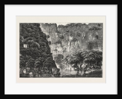 Central African Exploration with Lieut. Cameron, Rocky Gorge Between Kibaigeli and Mweha by Anonymous