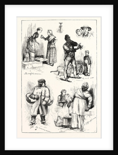 Philadelphia Centennial Exhibition, Street Sketches in the Town, United States by Anonymous