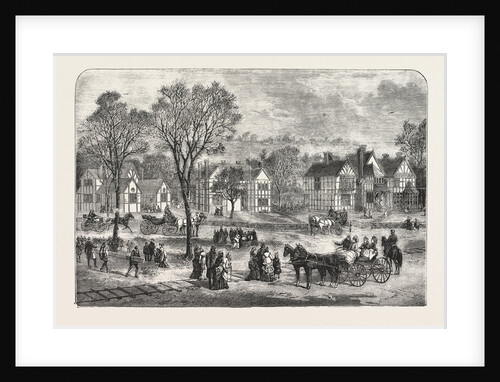 The Philadelphia Centennial Exhibition, English Cottages Erected for the British Commissioners, USA by Anonymous