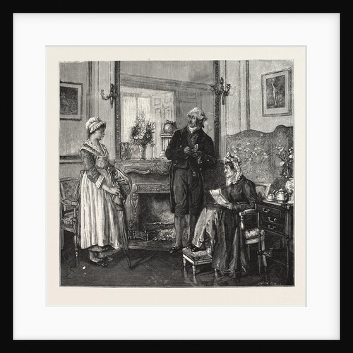 The Letter of Recommendation from the Picture by M. Leroux in the Paris Salon 1876 France by Anonymous