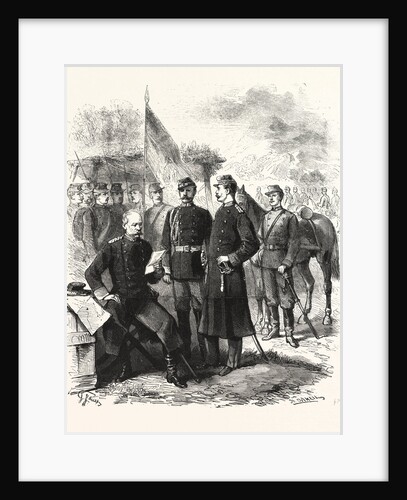 The War in Servia, General Zach, Chief of the Staff: Costumes of the Servian Army, Serbia by Anonymous