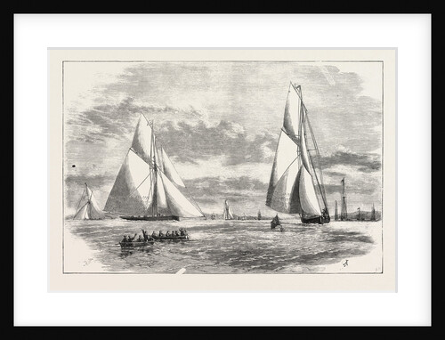 Prince of Wales Yacht Club Regatta: The Finish at Erith by Anonymous