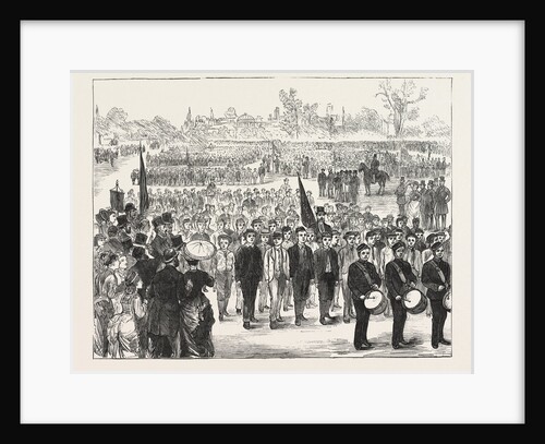 Drill Inspection of Boys Attending Schools Under the Control of the School Board for London, in Regents Park, London by Anonymous