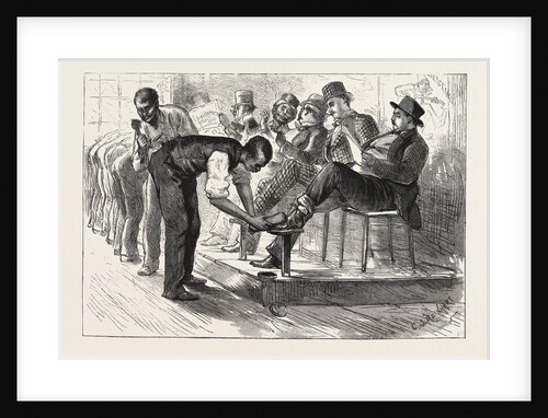 A Centennial Shine: A Sketch at the Philadelphia Exhibition, USA by Anonymous