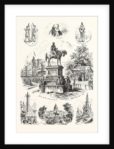 The Queens Visit to Edinburgh to Inaugurate the Prince Consort Memorial by Anonymous