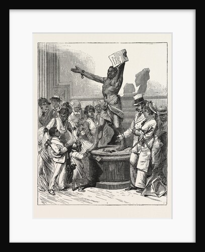 The Statue of the Freed Slave, in Memorial Hall, Philadelphia Exhibition, United States by Anonymous