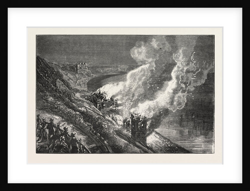Destruction of the Spa Saloon, Scarborough by Fire by Anonymous
