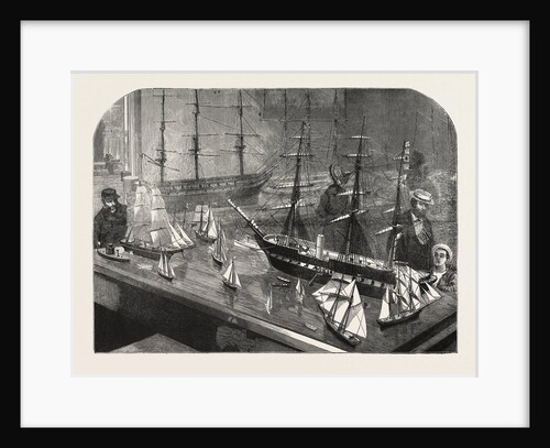 Model of a Fleet of Vessels on the Philadelphia Exhibition by Anonymous