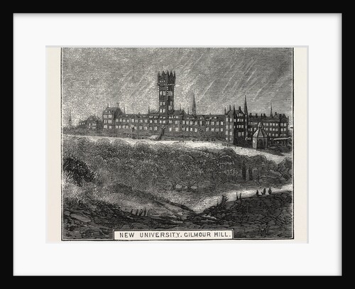 Sketches During the Prince and Princess of Wales's Recent Visit to Glasgow, New University, Gilmour Hill by Anonymous