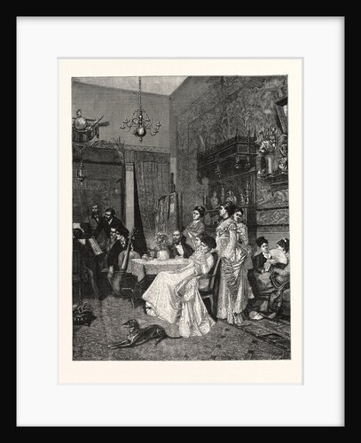 A Chamber Concert, a Picture in the Paris Salon by Anonymous