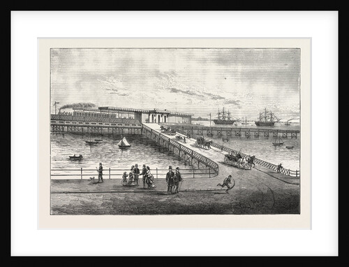 New Pier and Railway Station, for Portsmouth Harbour by Anonymous