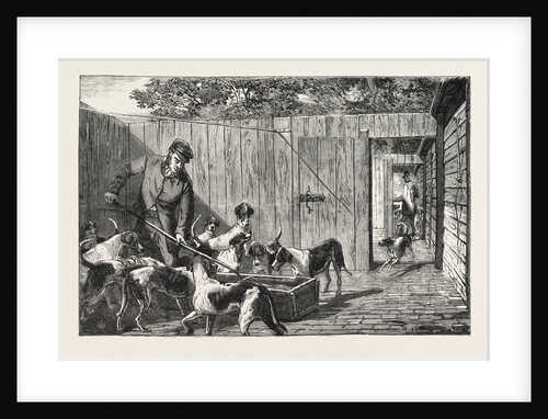 Fox Hunting, Breakfast Time at the Kennels, Hunt by Anonymous
