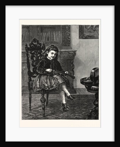 Am I Sharp Enough?, Girl, Violin, Interior, Music by Anonymous