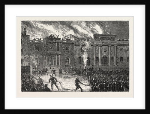 Destruction of the County Hall, Nottingham, by Fire by Anonymous