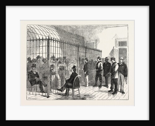 Voters on Election-Day in the New Post Office, New York, United States by Anonymous