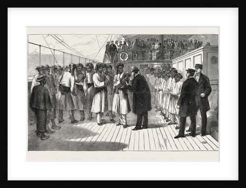 Vaccinating the Crew of a P. And O. Steamer at Victoria by Anonymous