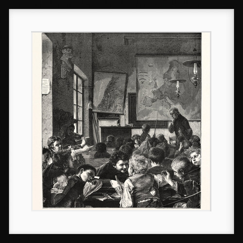 Preparing for the Christmas Holidays, the Interrupted Lesson by Anonymous