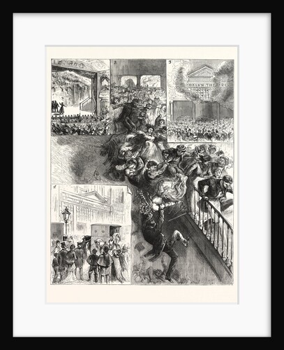Destruction of the Brooklyn Theatre by Fire, United States by Anonymous