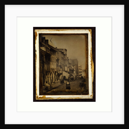 North Side of Chestnut Street, Philadelphia, Pennsylvania, Between 1842 and 1845 by Anonymous