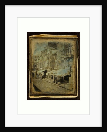 North Side of Chestnut Street, Philadelphia, Pennsylvania, Between 1842 and 1845 by Anonymous