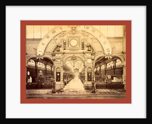 Entrance to the Horological Exhibit in the Palace of Diverse Industries, Universal Exhibition, 1889, Paris, France, Napoleon Dufeu by Anonymous