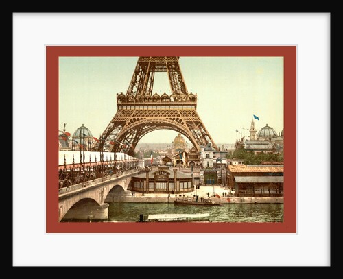 Eiffel Tower and General View of the Grounds, Exposition Universal, 1900, Paris, France, Between Ca. 1890 and Ca. 1900 by Anonymous