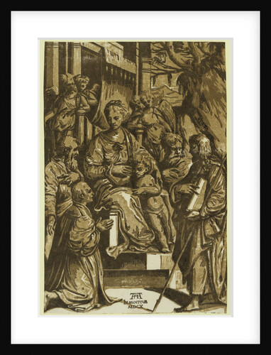 The Virgin and Child Surrounded by Saints and Kneeling Donor, 1610 by Anonymous