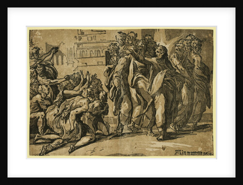 Christ Curing the Lepers by Anonymous