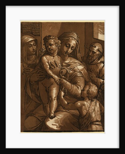 The Virgin, Child, and Saints by Anonymous