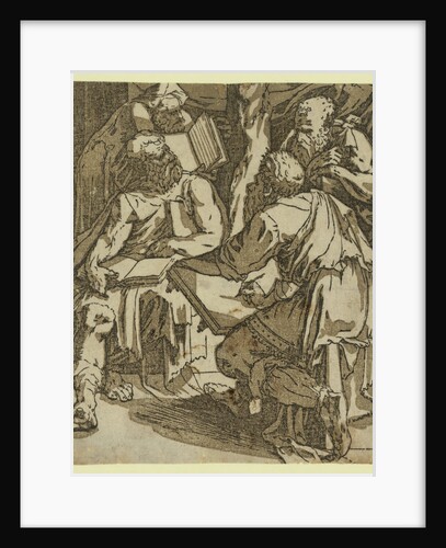 Four Doctors of the Church(?) by Anonymous