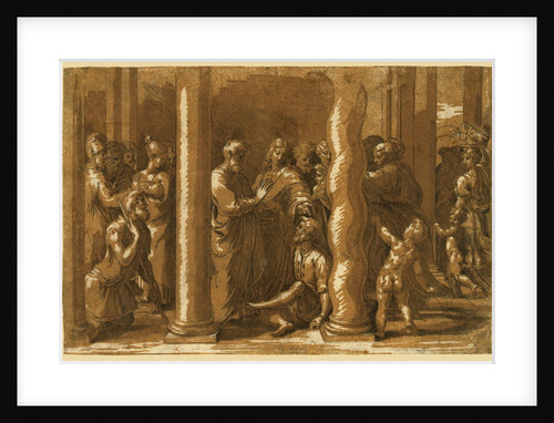 Saints Peter and John Curing the Sick by Anonymous