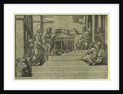 Martha and Mary Magdalene Before Christ by Anonymous