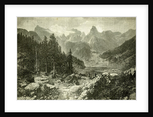 Austria Mountains 1891 by Anonymous