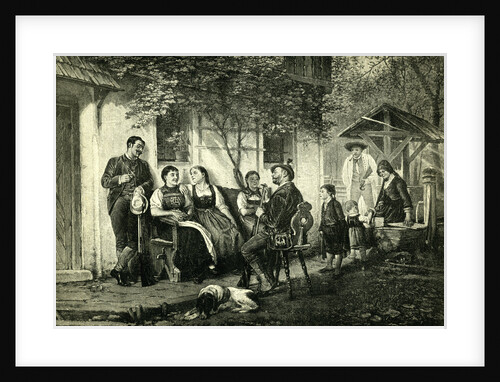 Sunday Hunters Austria 1891 by Anonymous