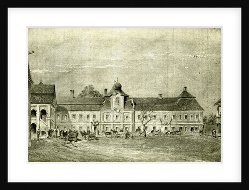Castle Gorgeny Szt. Imre 1891 by Anonymous