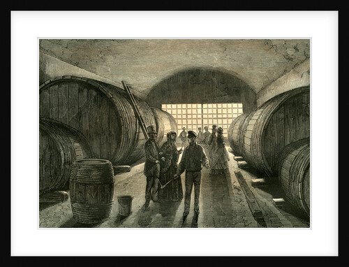Caves Wine Champagne France 19th Century by Anonymous