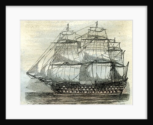 Ocean Ship 18th Century UK by Anonymous